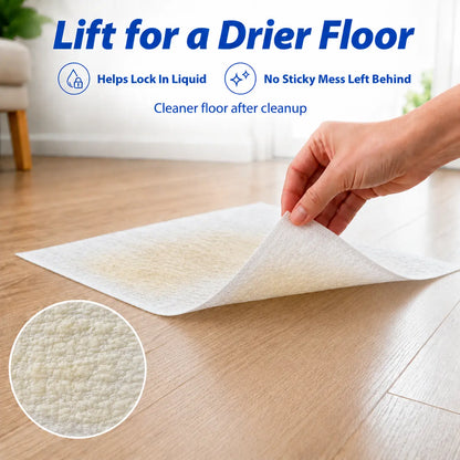 L&W BROS. Pet Absorbent Sheets, Not Traditional Pee Pads, Quick Absorbent Paper Towels for Dog Pee Stain & Odor Remover